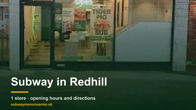 subway redhill