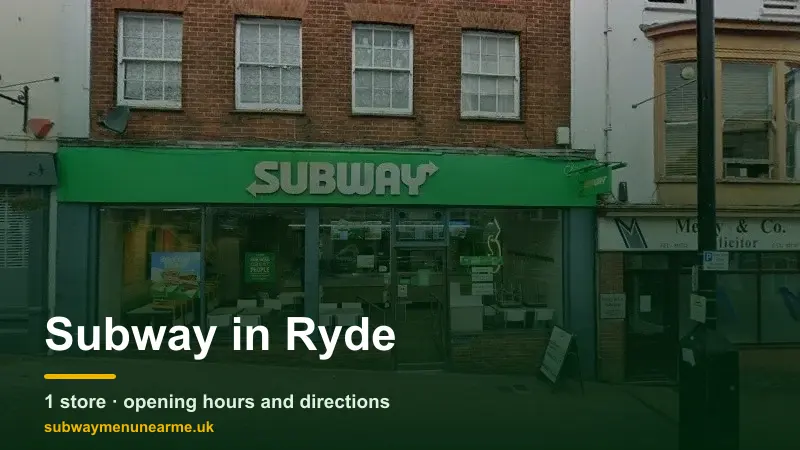 subway ryde