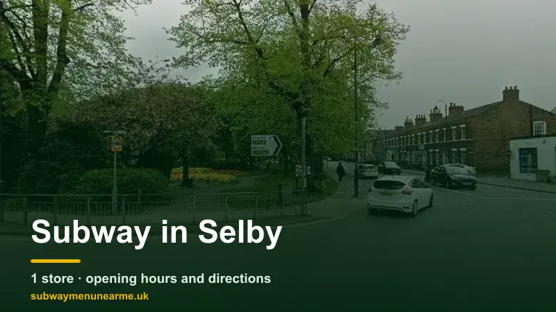 subway selby