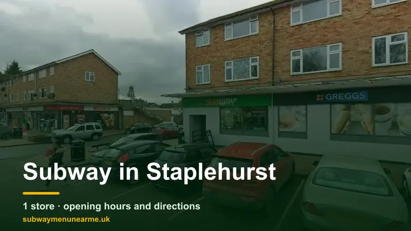 subway staplehurst