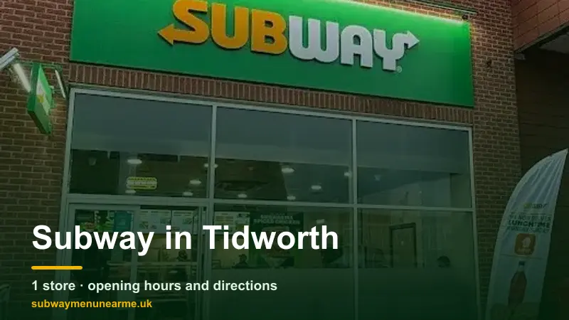 subway tidworth