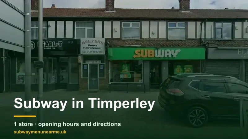 subway timperley