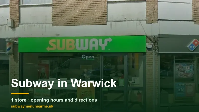 subway warwick