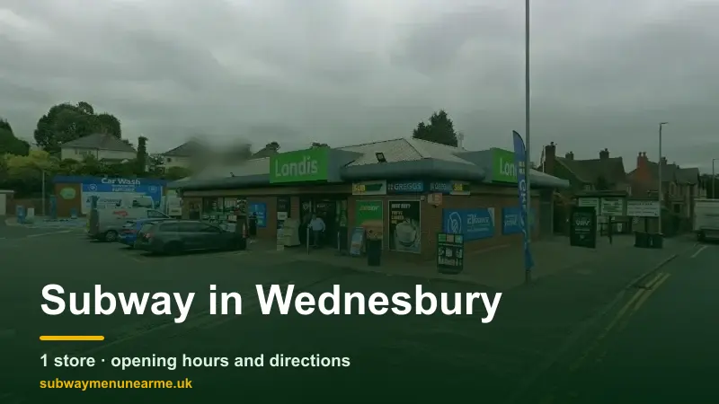 subway wednesbury