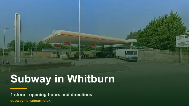 subway whitburn