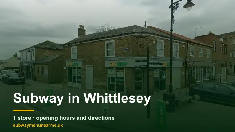 subway whittlesey