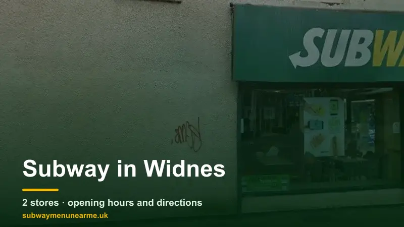 subway widnes