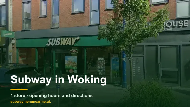 subway woking
